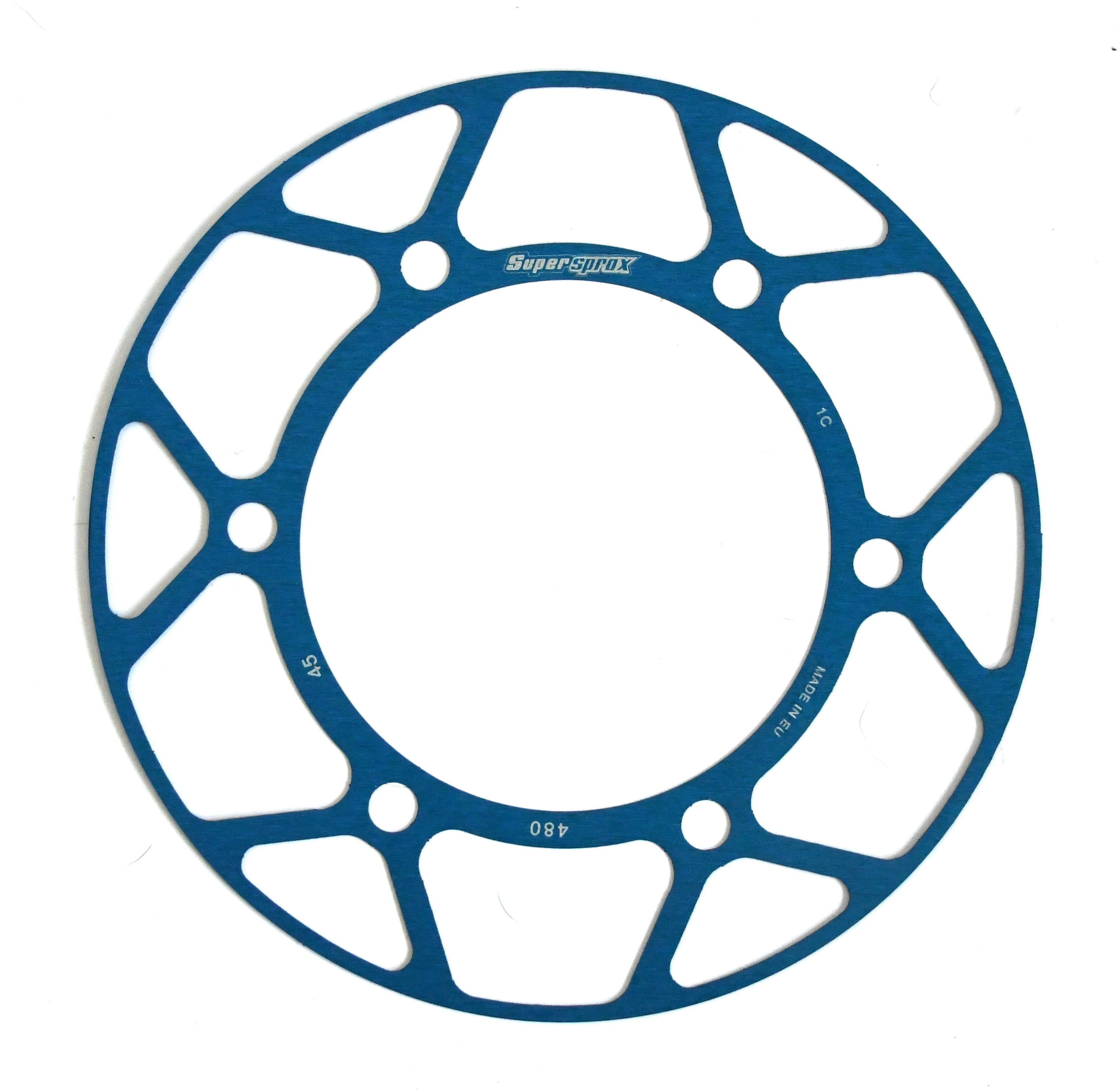 Buy blue Supersprox Steel Edge Alloy Face Plate for RFA-2012:47