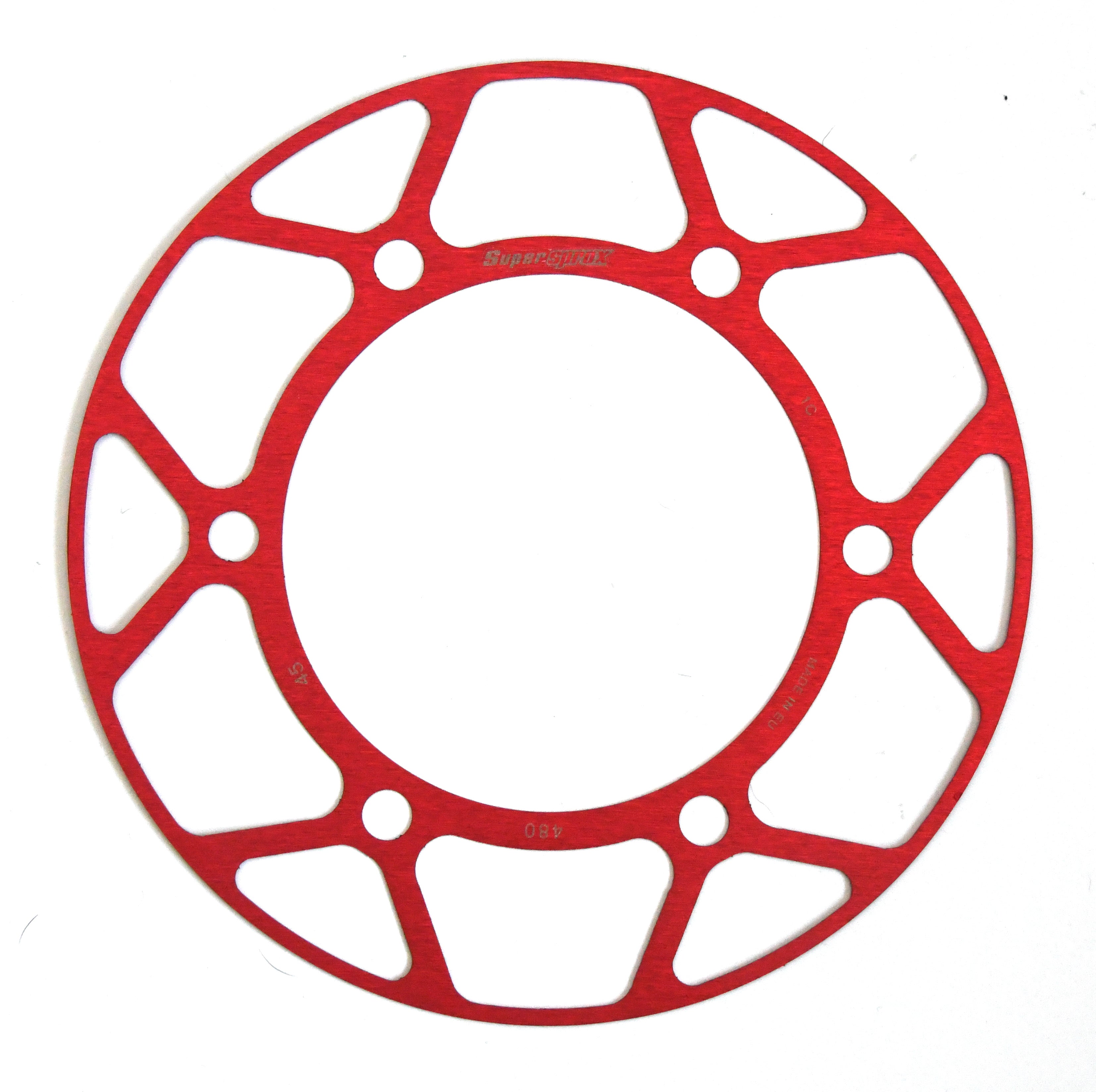 Buy red Supersprox Steel Edge Alloy Face Plate for RFA-2012:47