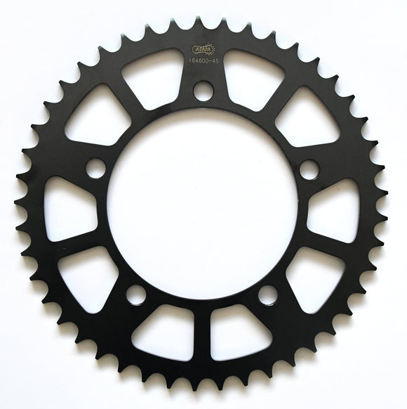 AFAM Steel Rear Sprocket 164600-44 Black