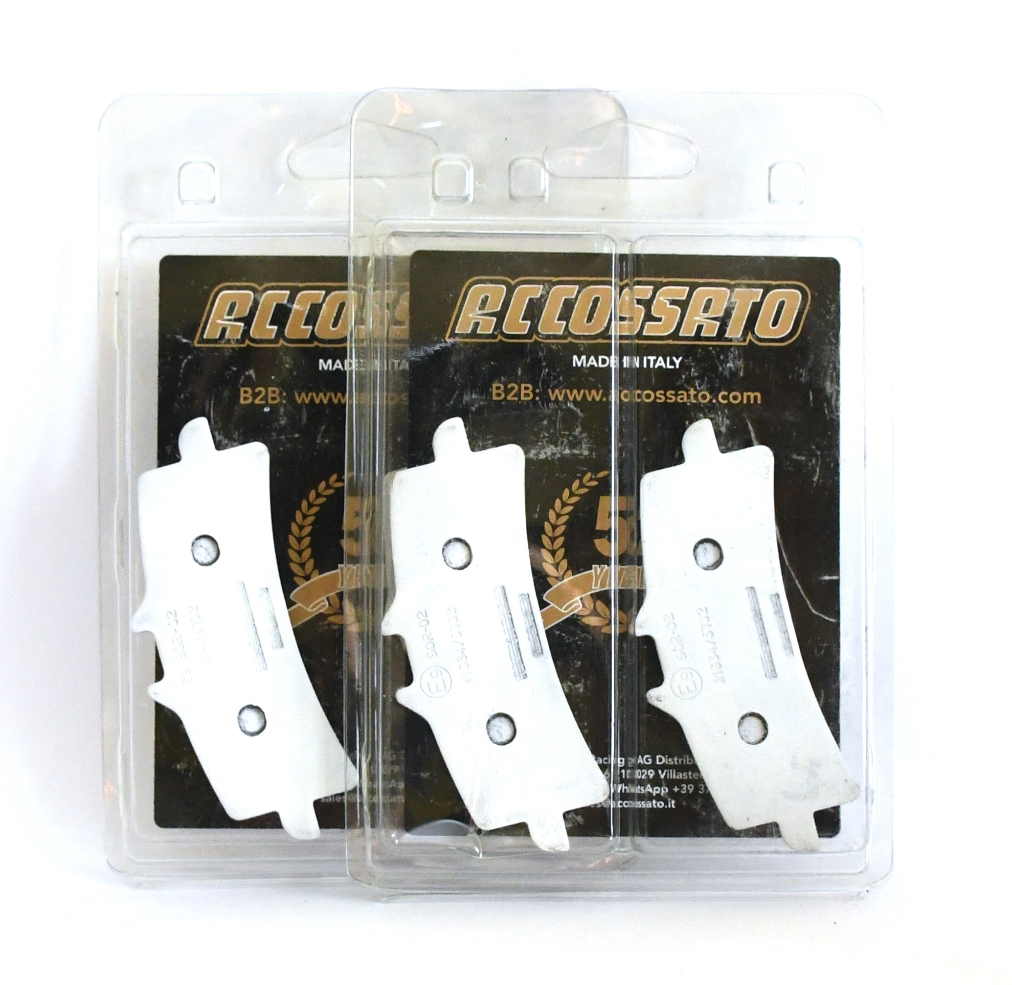 Accossato EV1 Street, Track and Racing Brake Pads AGPA106EV1 - 0