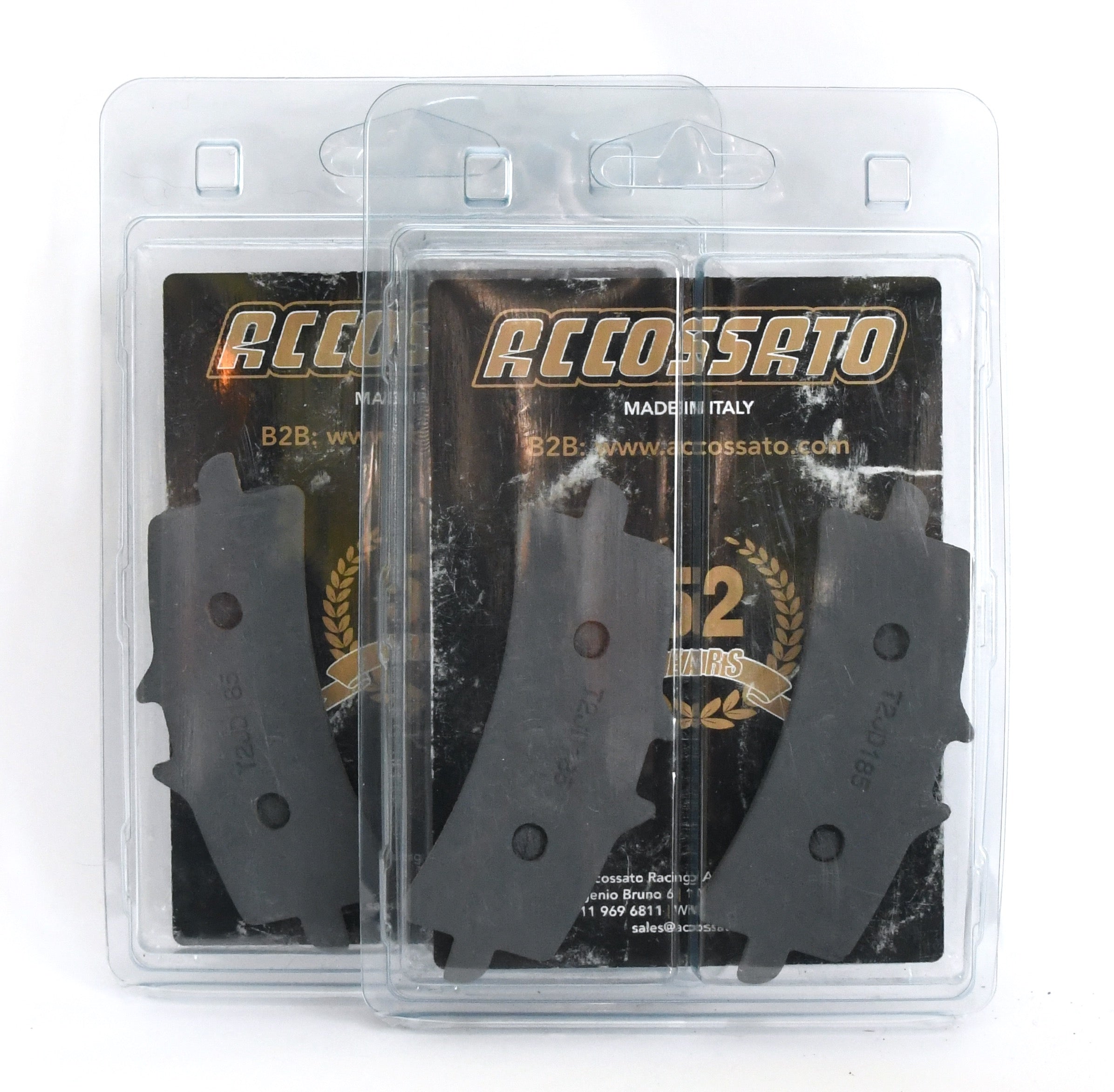 Accossato EV2 Pro Racing Brake Pads AGPA106EV2 - 0