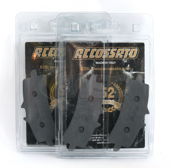 Accossato EV2 Pro Racing Brake Pads AGPA106EV2