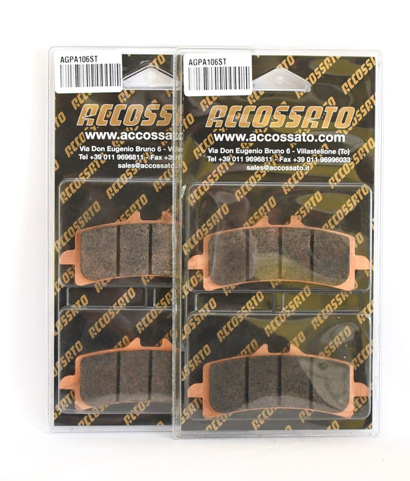 Accossato ST Street Sintered Brake Pads AGPA106ST