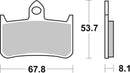 Brembo Sinter Race Brake Pads 07HO28SR (2 Packs)-4