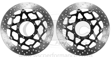 Brembo Serie Oro Floating Brake Discs - Front Pair 78.B408.B7