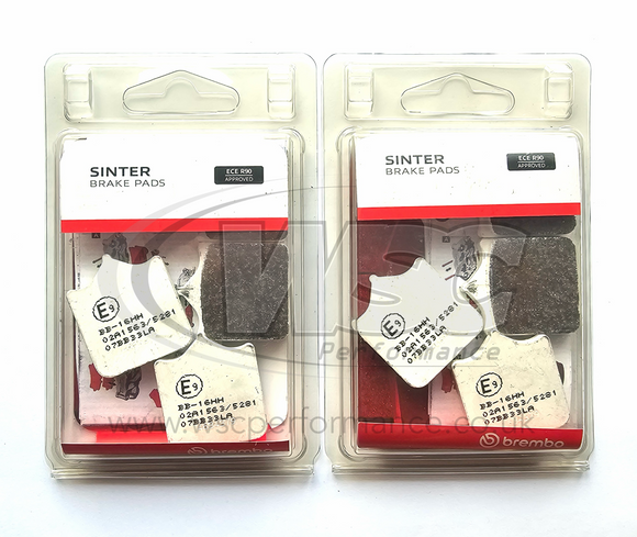 Brembo Sinter Long Life Brake Pads 07BB33LA (2 Packs)