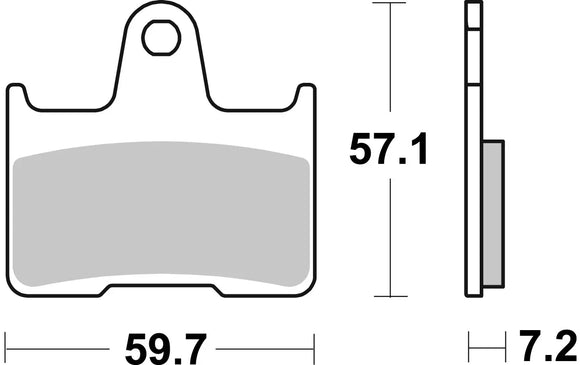 Brembo Sinter Road Brake Pads 07KS06SP - Rear