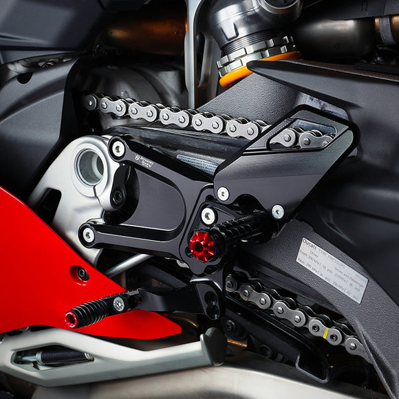 Bonamici Adjustable Rear Sets Ducati Panigale V4 (S R) 2025> D001