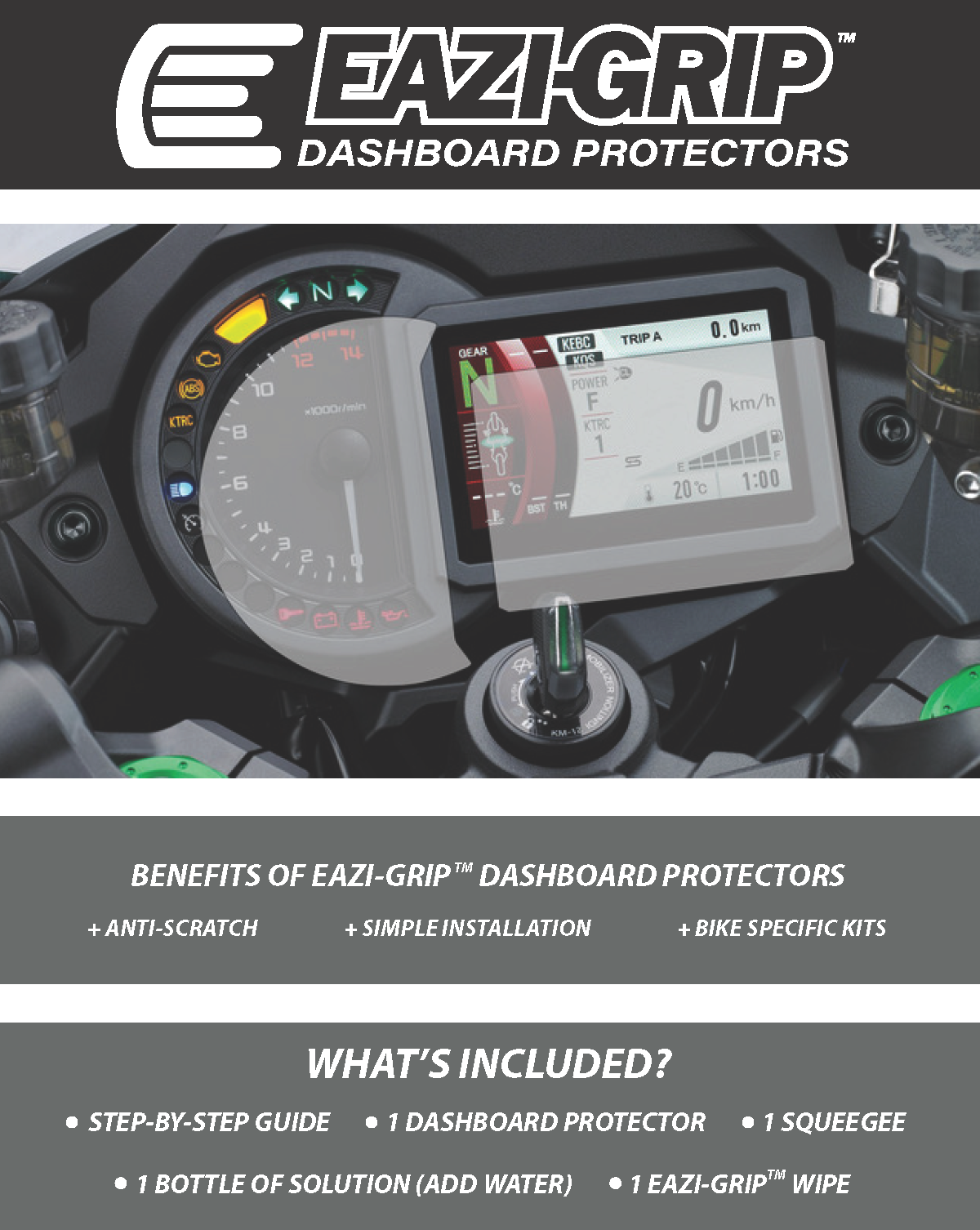 Eazi-Grip Dashboard Protector KTM Adventure 1050 1090 1190 2013>