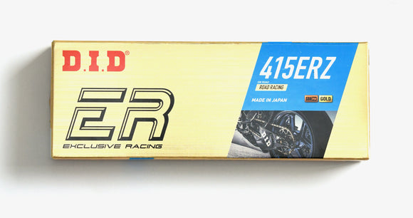 DID 415 ERZ Racing Chain 140 Links with Clip and Rivet Link