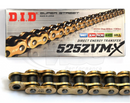DID 525 ZVM-X Super Street Extra Heavy Duty Chain 124 Links - Choice of Colour - Up to 1300cc-3