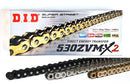 DID 530 ZVMX Super Street Extra Heavy Duty 108 Link Chain - Choice of Colour-1