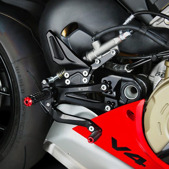 Bonamici Adjustable Rear Sets Ducati Panigale V4 (S R) 2018-2024 DV4