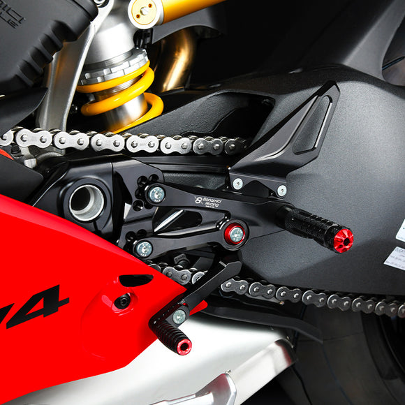 Bonamici Adjustable Rear Sets Ducati Panigale V4 (S R) 2018-2024 DV4