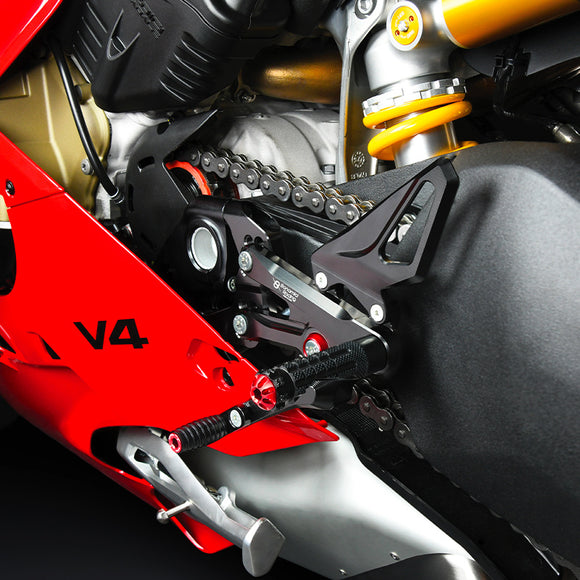 Bonamici Adjustable Rear Sets Ducati Panigale V4 (S R) 2018-2024 DV4