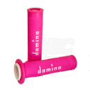 Domino A010 Dual Density Racing grips - Pink and White-1
