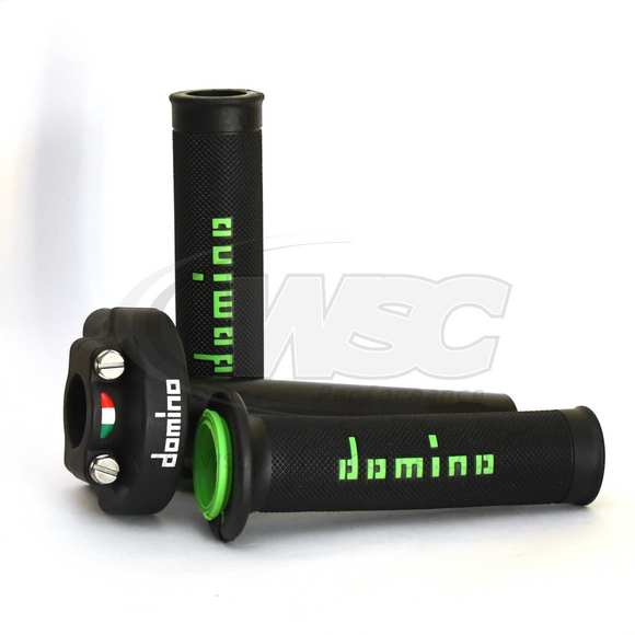 Domino XM2 Quick Action Throttle, Cable Kit & A010 Racing Grips for Aprilia RSV4 2009-2015 - No Grips