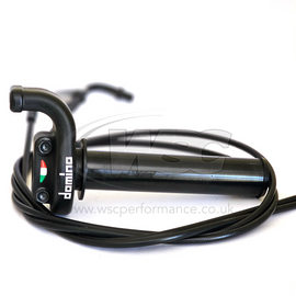 Domino Black KRR 03 Quick Action Throttle With Domino Universal Cable Kit 5432.96