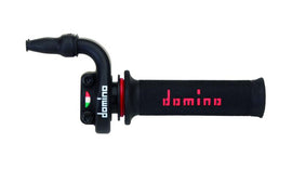 Domino Black KRR 03 Quick Action Throttle With Domino A010 Grips 3357.03