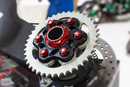Evotech CNC Machined Sprocket Flange and Nut Kit for Ducati Panigale & Streetfighter V4-2