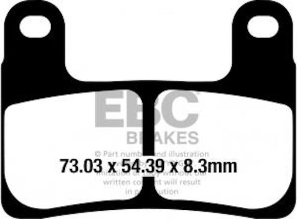 EBC Sintered Racing Brake Pads GPFAX724