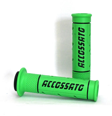 Buy green-and-black Accossato Dual Compound Street Grips - Choice of Colour - GR012 - Open Ended