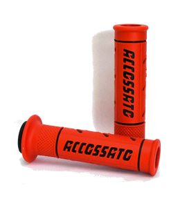 Buy red-and-black Accossato Dual Compound Street Grips - Choice of Colour - GR012 - Open Ended