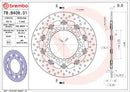 Brembo Serie Oro Floating Front Brake Discs 78.B408.31 - PAIR-3