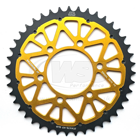JT TwinStar Hybrid Aluminium Racing Sprocket JTX478.43