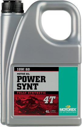 Motorex Power Synt Fully Synthetic 4T 10W 60 4L Motor Oil