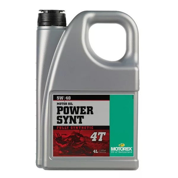 Motorex Power Synt Fully Synthetic 4T 5W 40 4L Motor Oil