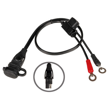 Optimate Weatherproof Battery Cable - SAE to Ringlets