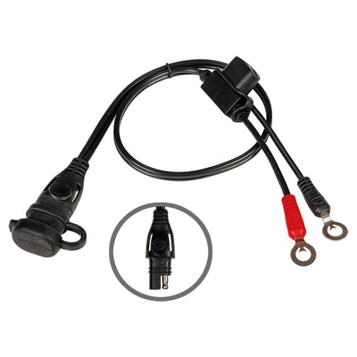 Optimate Weatherproof Battery Cable - SAE to Ringlets