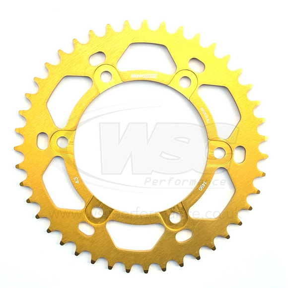 Supersprox Aluminium Rear Sprocket RAL-1490:43 - 43 Tooth - 520 Pitch (520, 120mm Centre, 140mm PCD - Dymag Wheels)