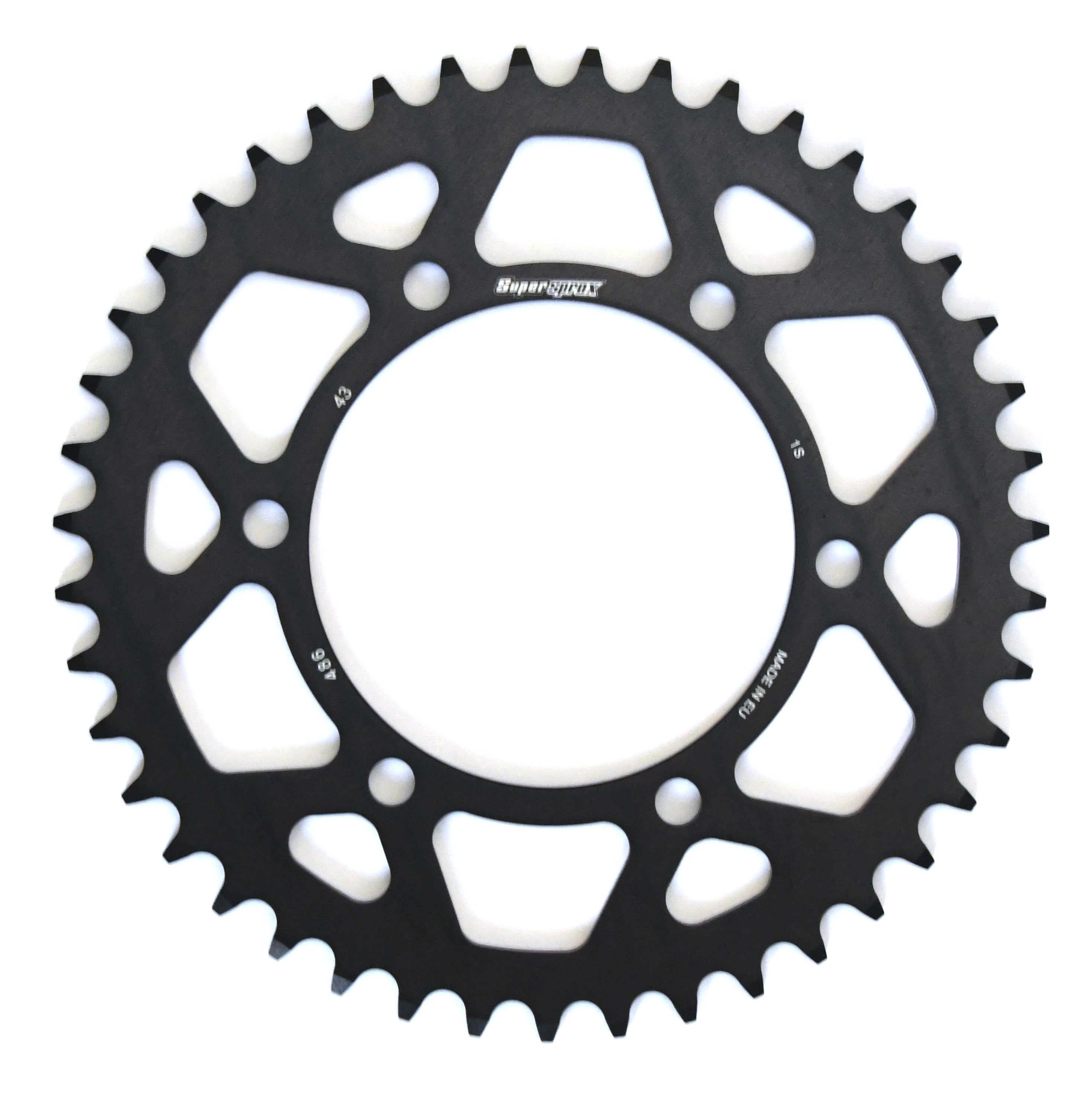 Supersprox Aluminium 520 Pitch Rear Sprocket RAL-1490:45 - (520, 120mm Centre, 140mm PCD - Dymag Wheels)