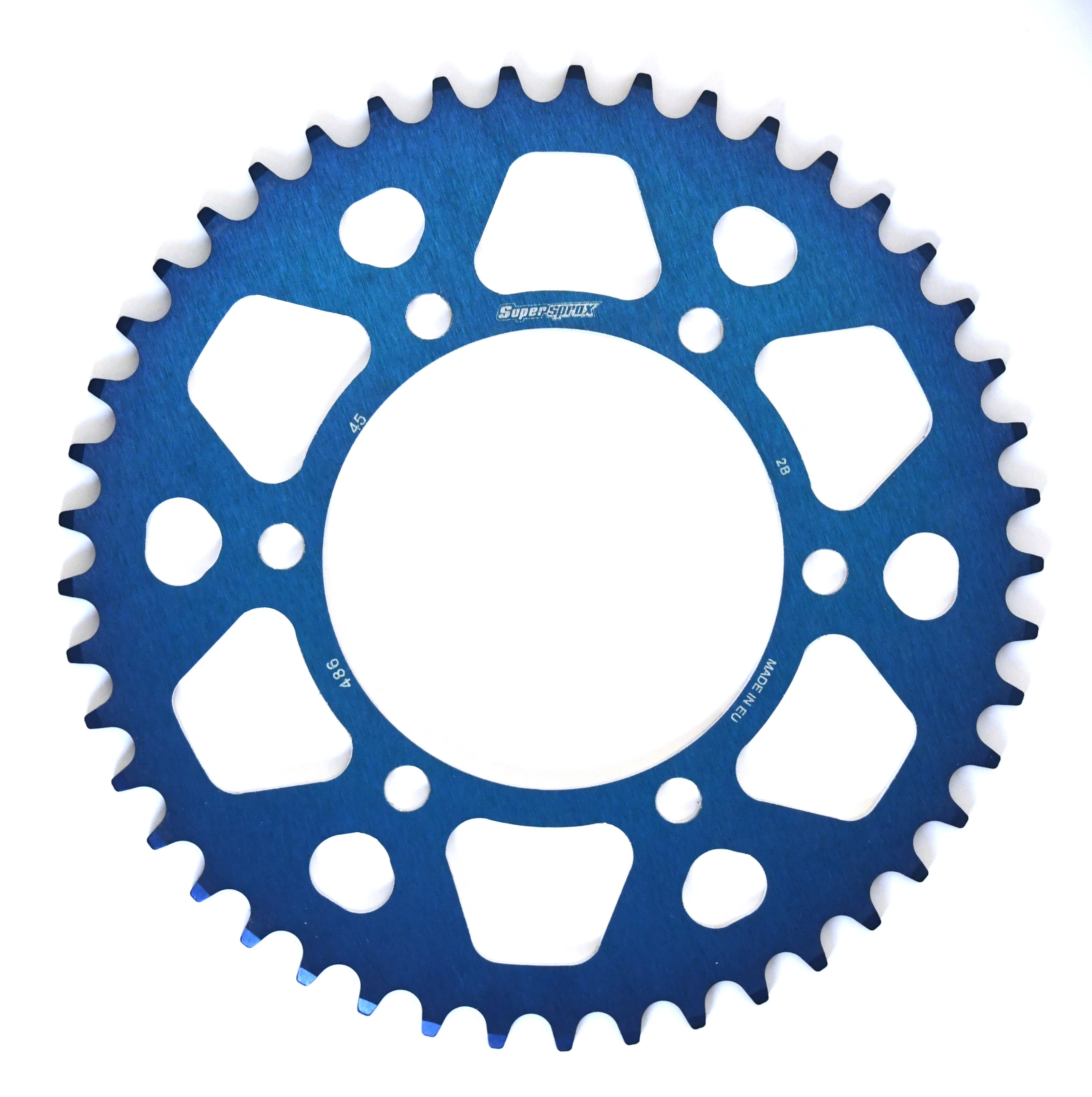 Buy blue Supersprox Aluminium Rear Sprocket RAL-486:42 - 42 Tooth - 520 Pitch