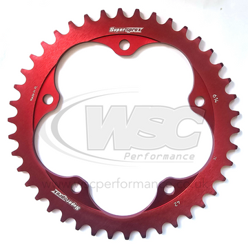 Supersprox Aluminium Rear Sprocket RAL-614:42