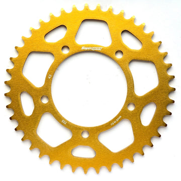 Buy gold Supersprox Aluminium Sprocket RAL-703:43 - 520 Pitch