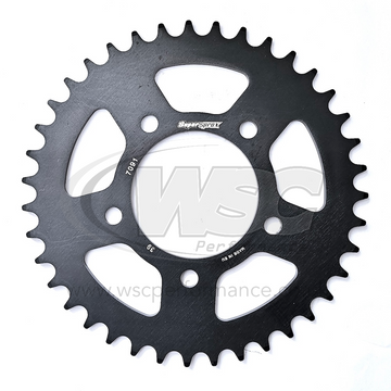 Supersprox Aluminium 520 Pitch Rear Sprocket RAL-7091:39 - (520, 76mm Centre, 100mm PCD)