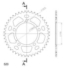 Supersprox Aluminium Sprocket RAL-7_520 - 520 Conversion - Choose Your Gearing-4