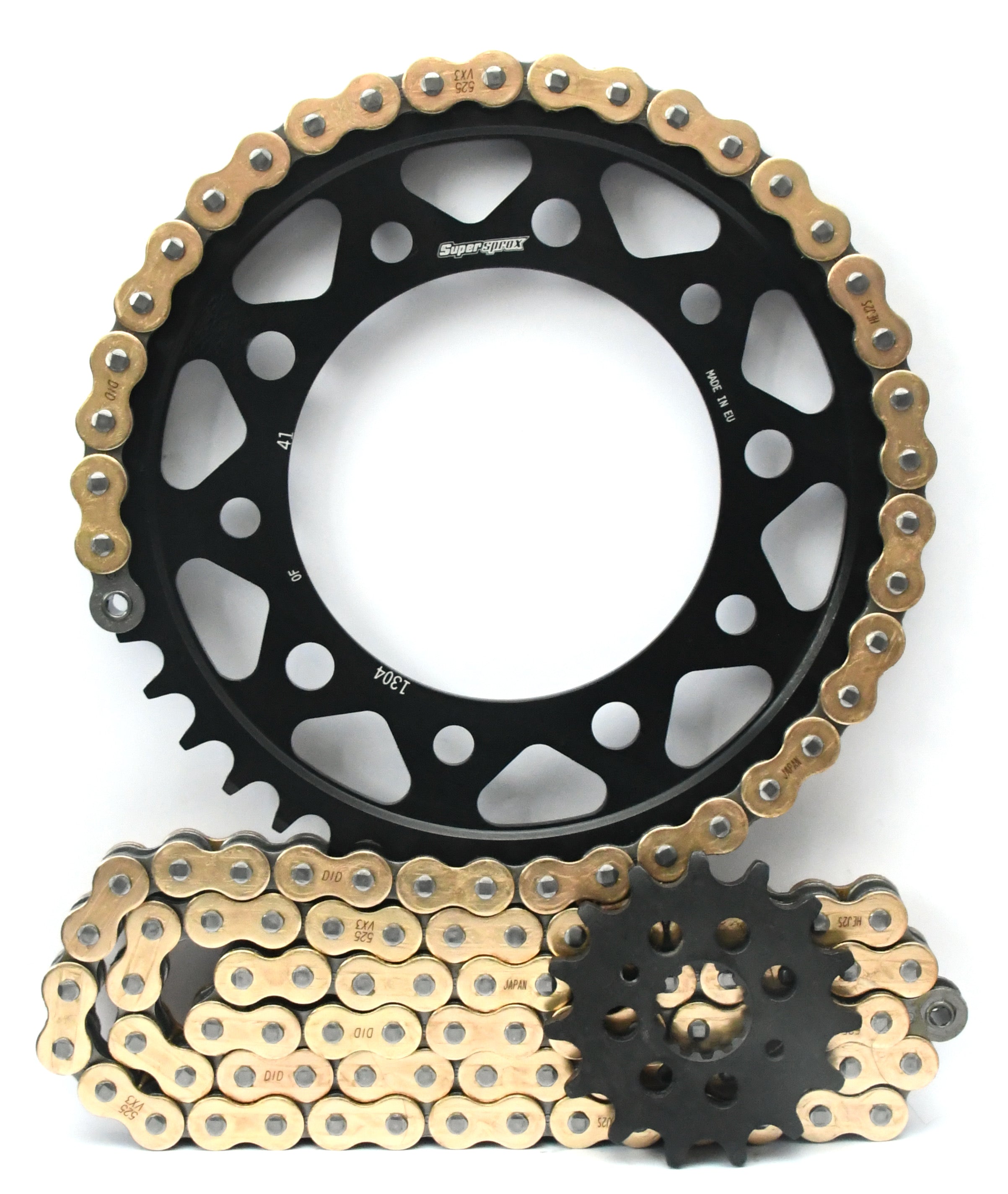 Supersprox Chain & Steel Sprocket Kit for Yamaha YZF R1 2015> - Standard Gearing