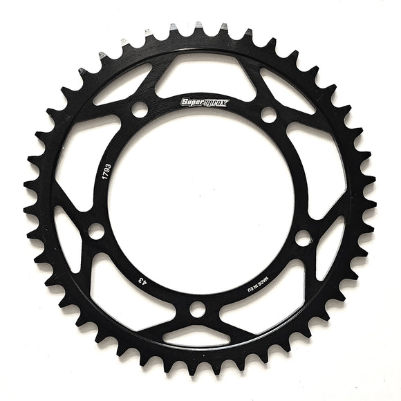 Supersprox Racing Steel Rear Sprocket RFE-1793:43-BLK - 520 Conversion