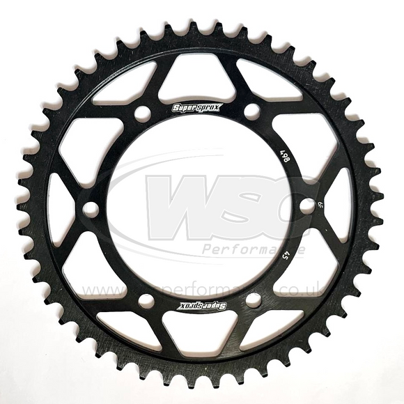 Supersprox Steel 525 Pitch Rear Sprocket RFE-498:45 - (525, 120mm Centre, 140mm PCD - Dymag Wheels) (Copy)