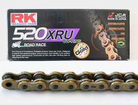 RK 520 XRU UW-Ring Racing chain - 120 Links - Gold