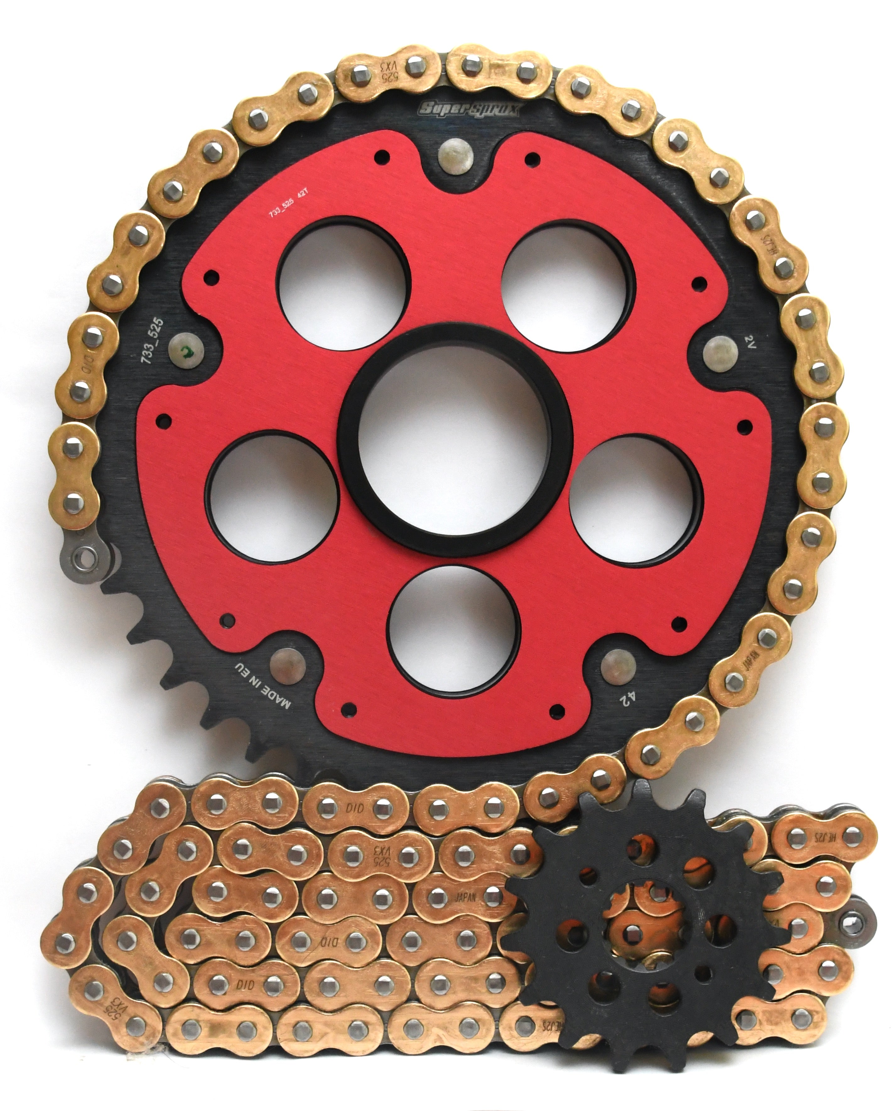Supersprox Chain & Sprocket Kit for Ducati 848 (Inc EVO) 2008-2013 - Standard Gearing