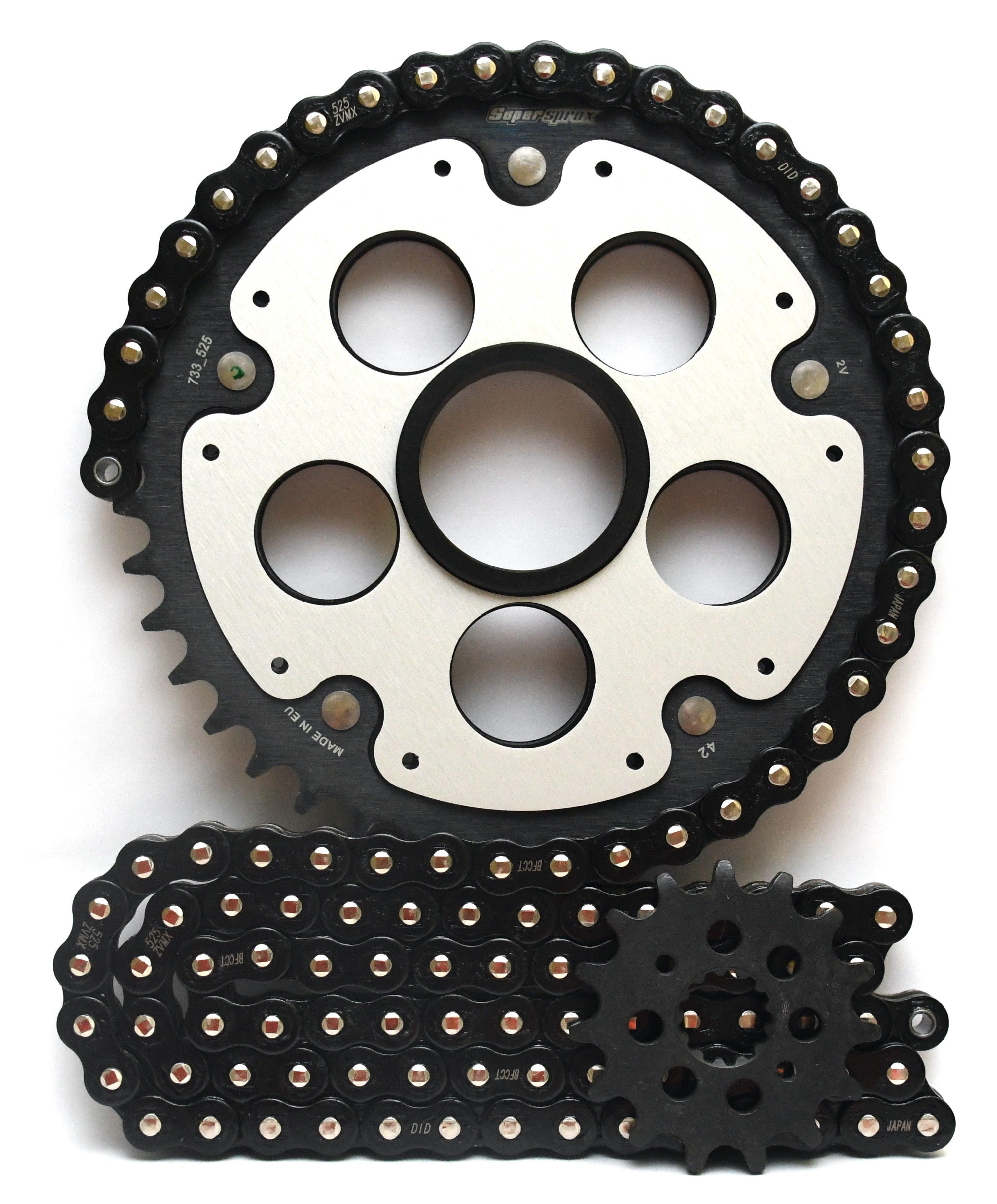 Supersprox Chain & Sprocket Kit for Ducati 1100 Monster (Inc Evo/S) 2009-2013- Standard Gearing