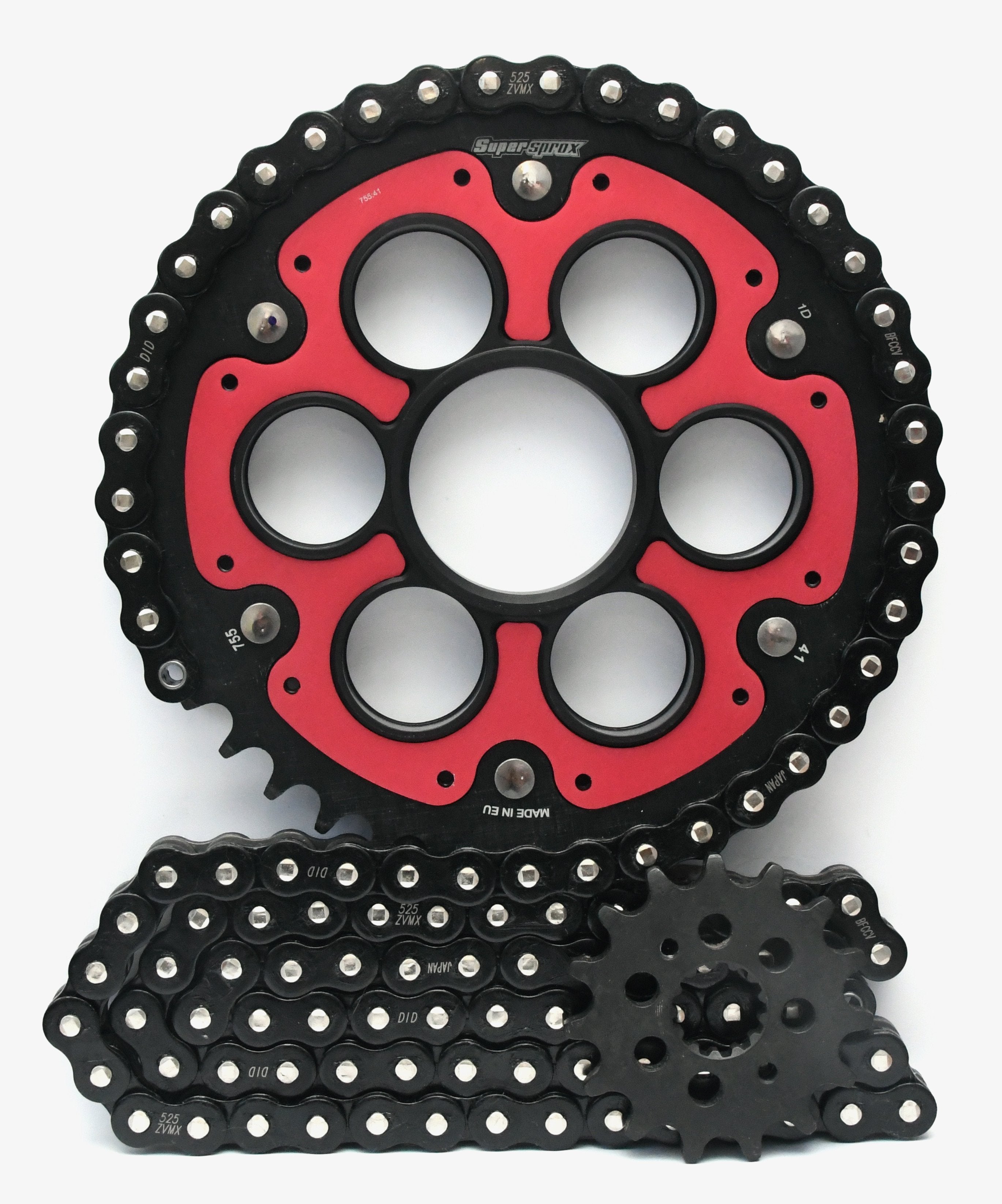 Supersprox Chain & Sprocket Kit for Ducati 1100 Streetfighter 2009-2011 - Standard Gearing