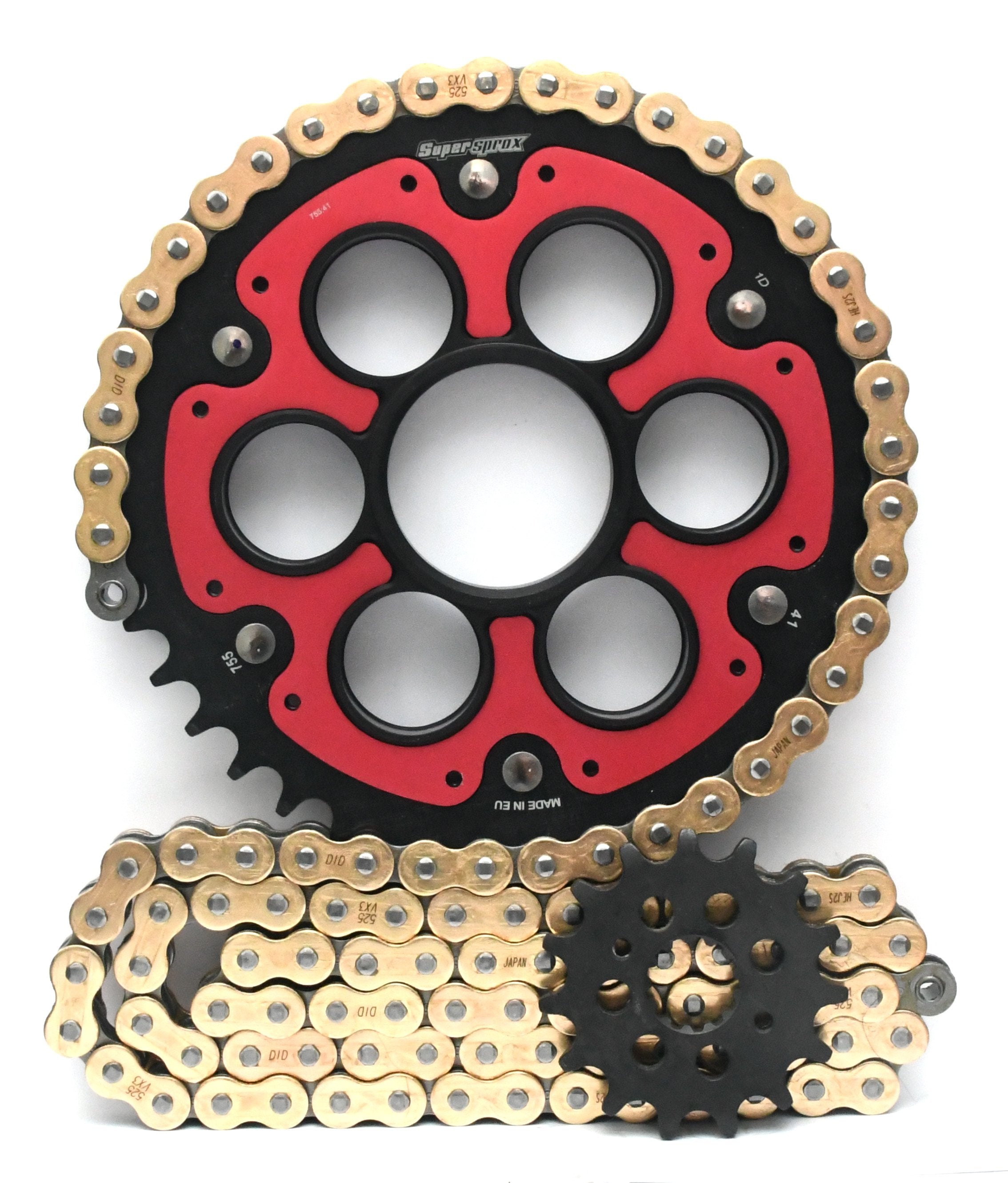 Supersprox Chain & Sprocket Kit for Ducati 1100 Streetfighter 2009-2011 - Standard Gearing