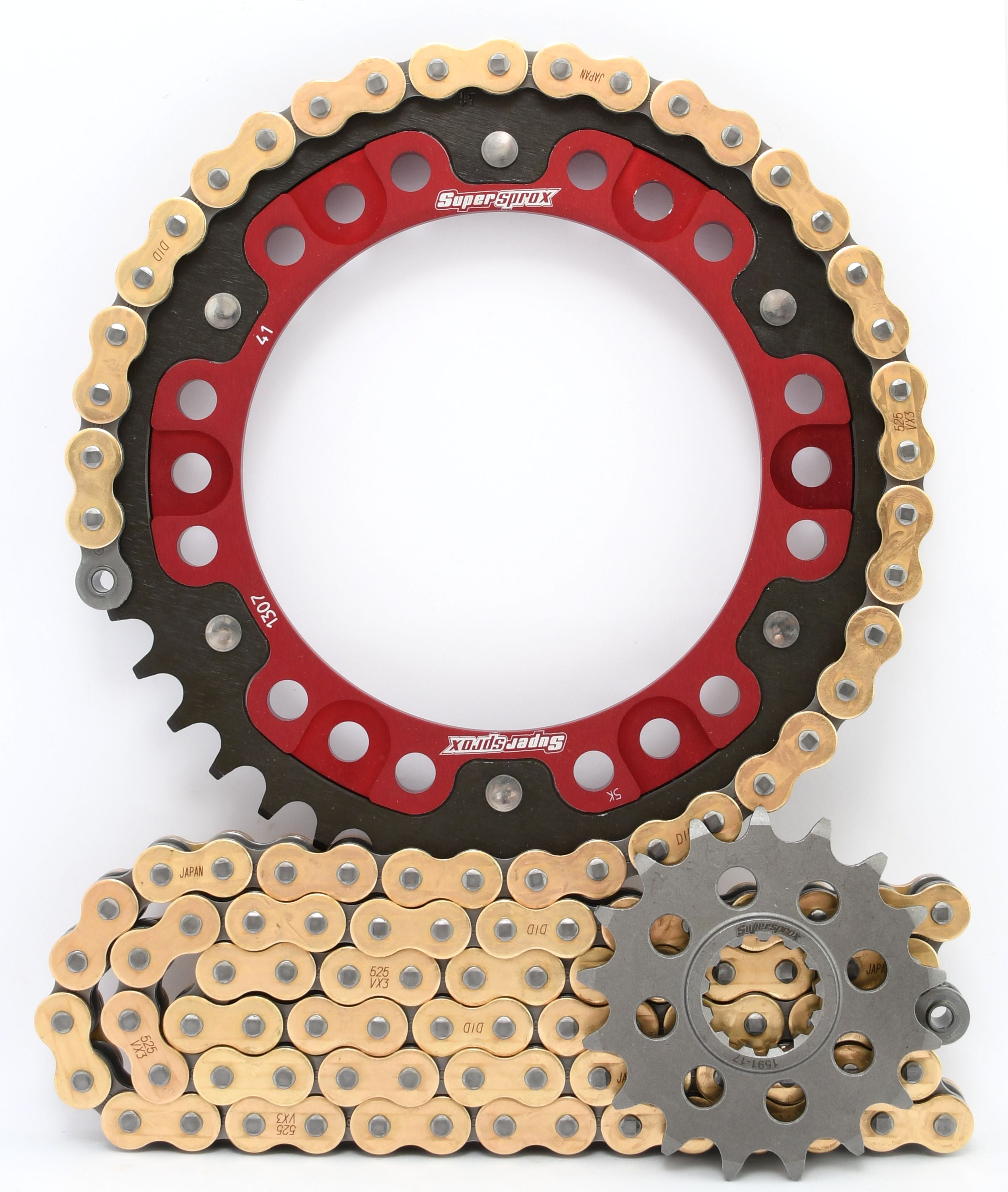 Supersprox Chain & Sprocket Kit for Honda CBR600RR 2003-2006 - Standard Gearing