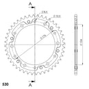 Supersprox Stealth Rear Sprocket RST-1340:44-4